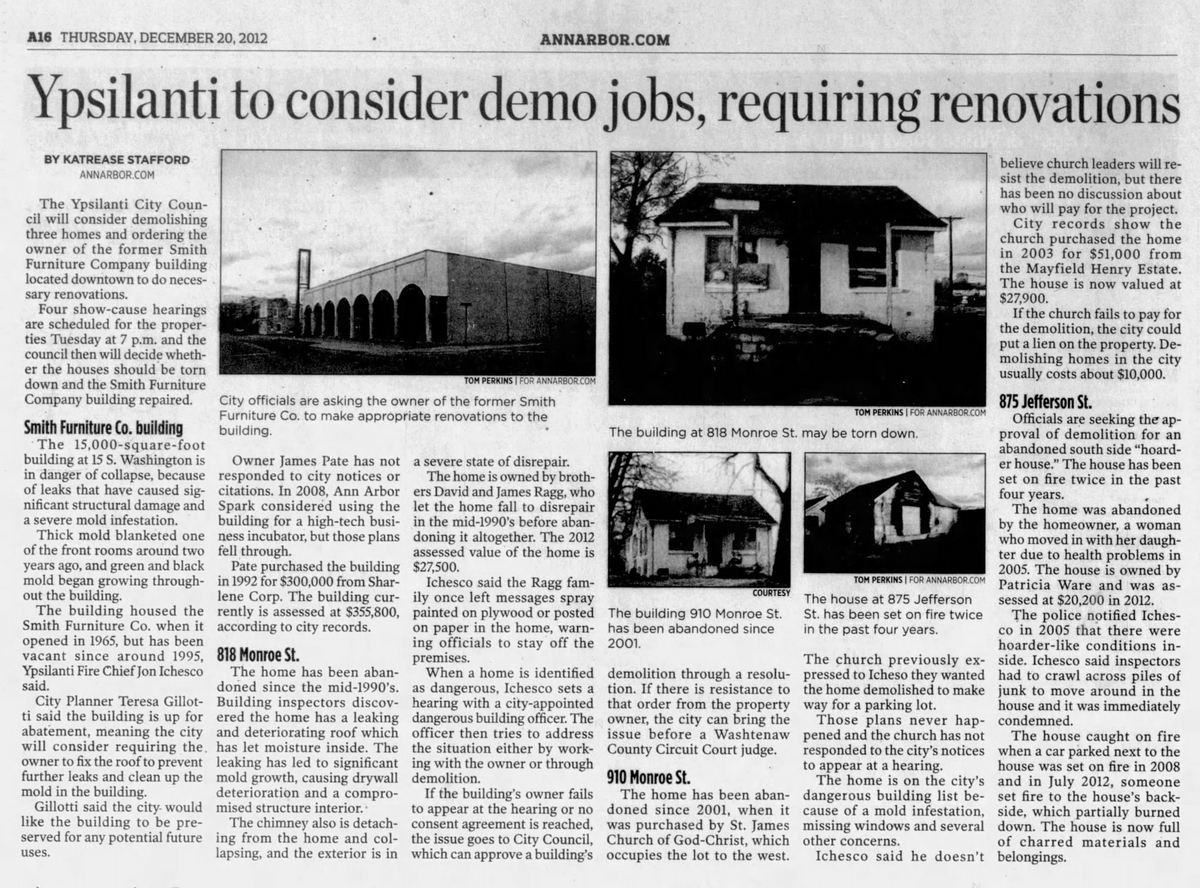 Smith Furniture - Dec 20 2012 Article (newer photo)